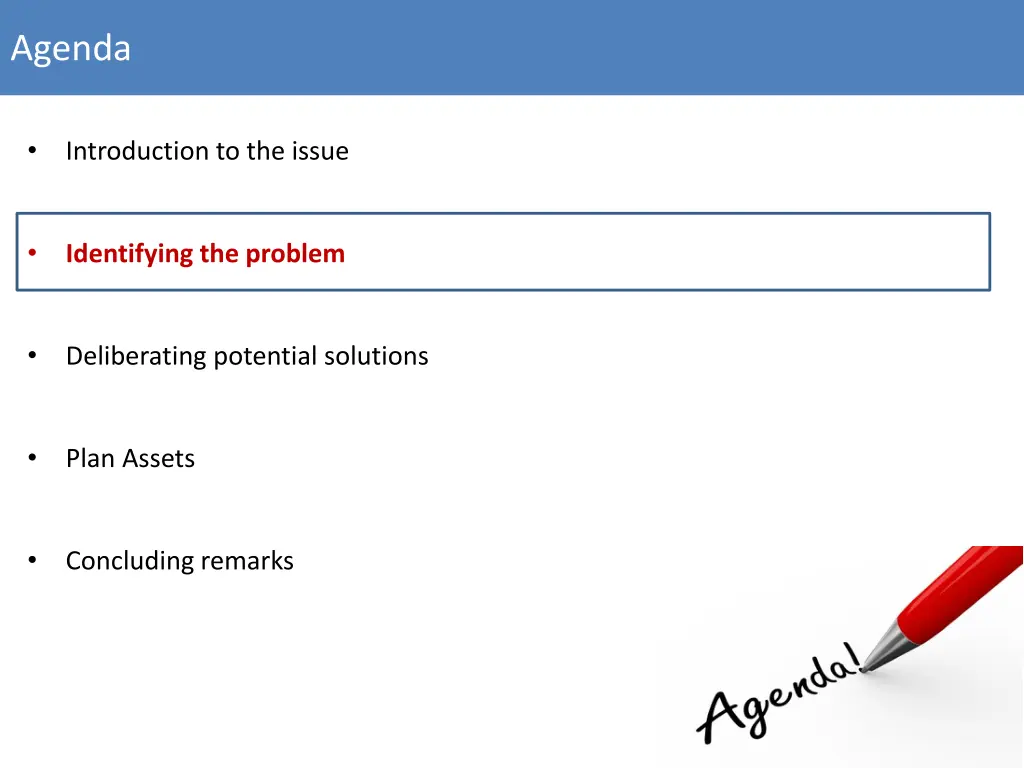 agenda 1