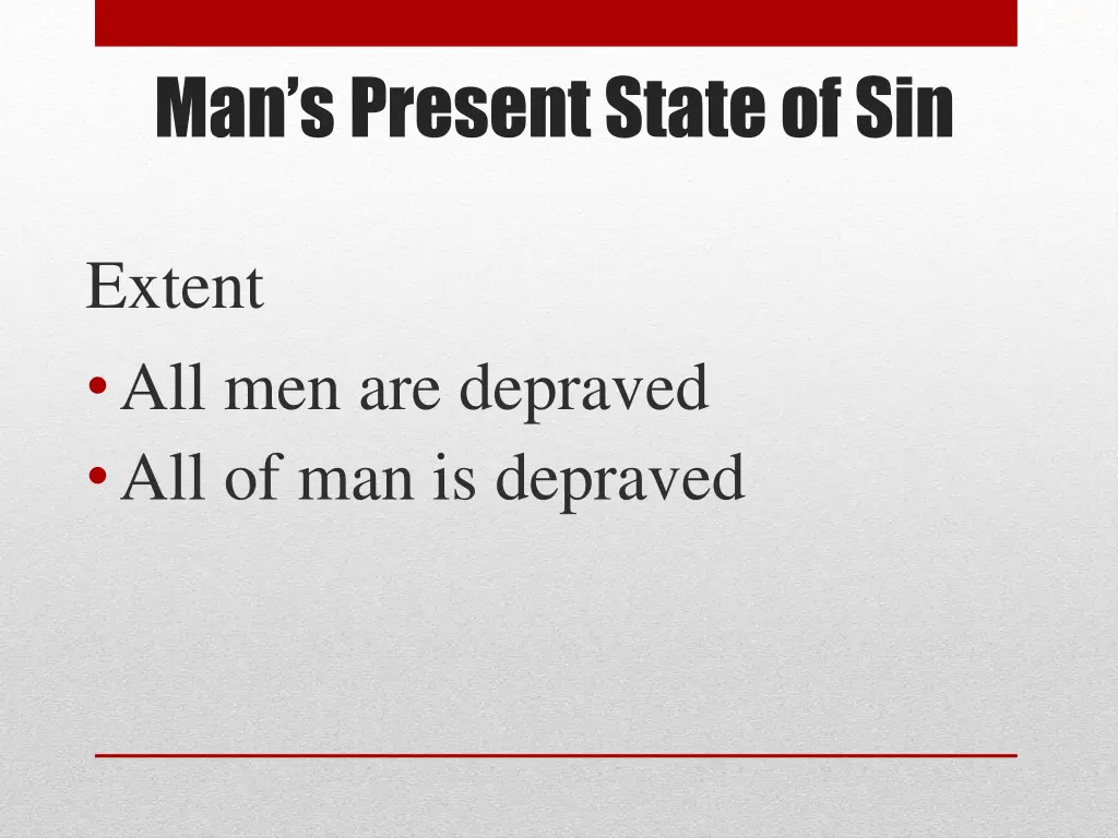 man s present state of sin 2