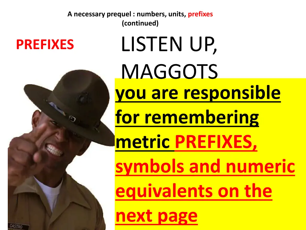 a necessary prequel numbers units prefixes 1