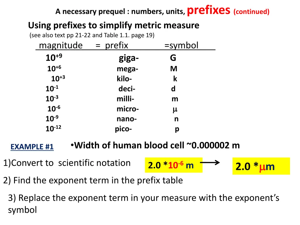 a necessary prequel numbers units prefixes