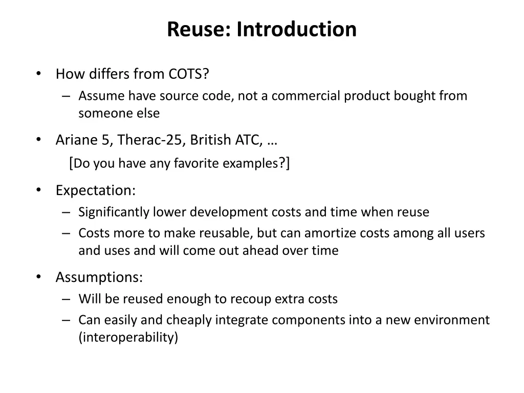 reuse introduction