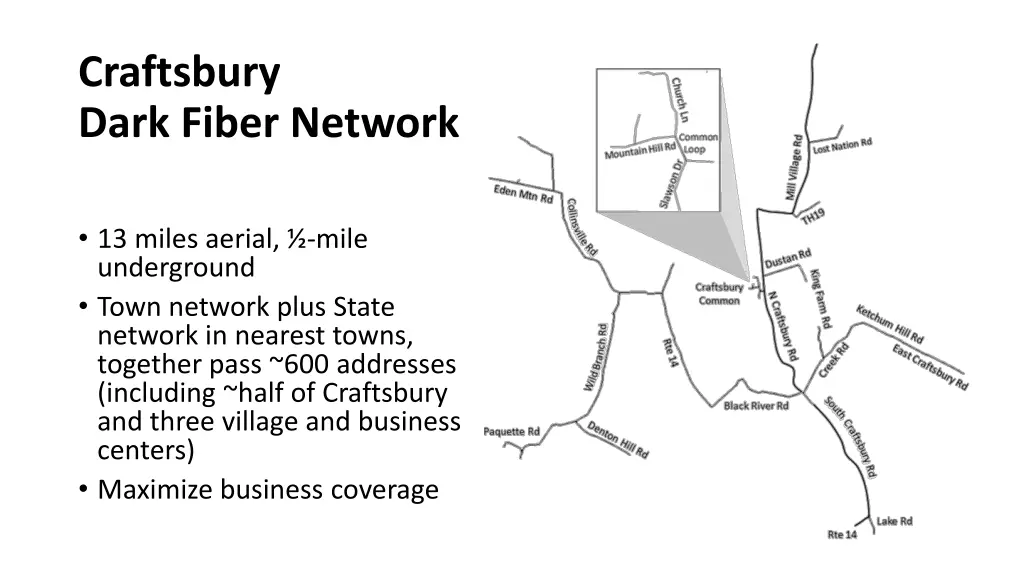craftsbury dark fiber network