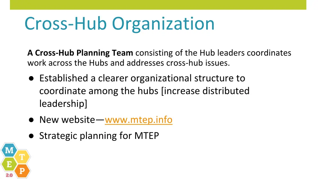 cross hub organization