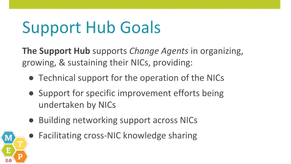support hub goals
