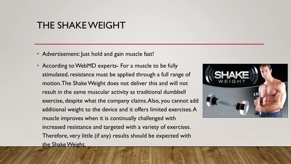 the shake weight