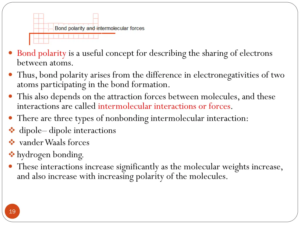 bond polarity is a useful concept for describing