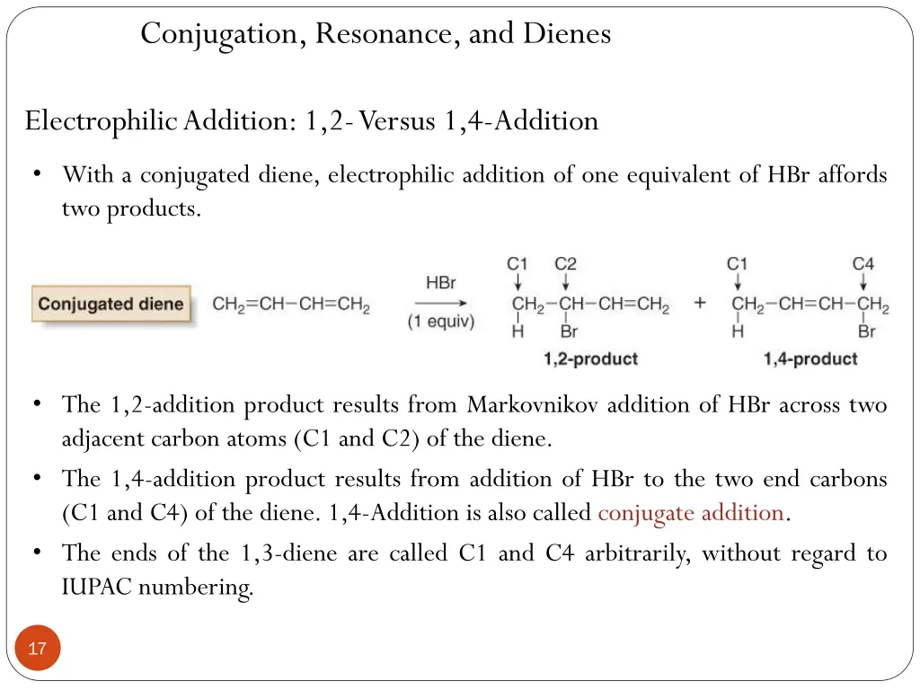 conjugation resonance and dienes 1