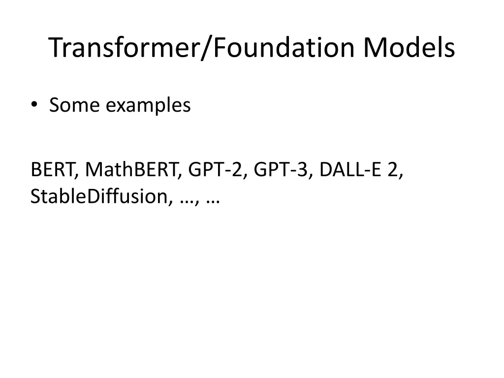 transformer foundation models 1
