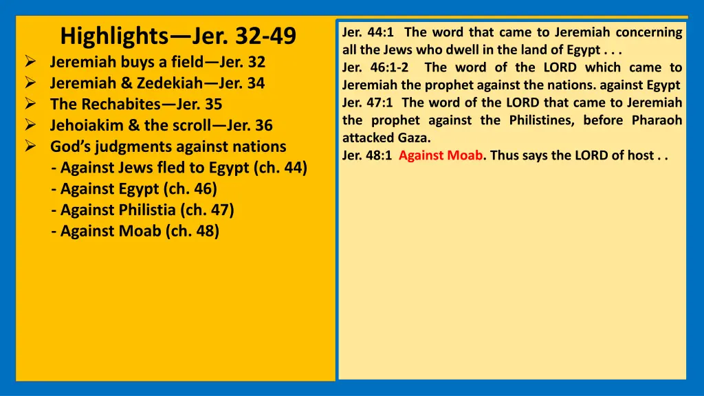 highlights jer 32 49 jeremiah buys a field 19