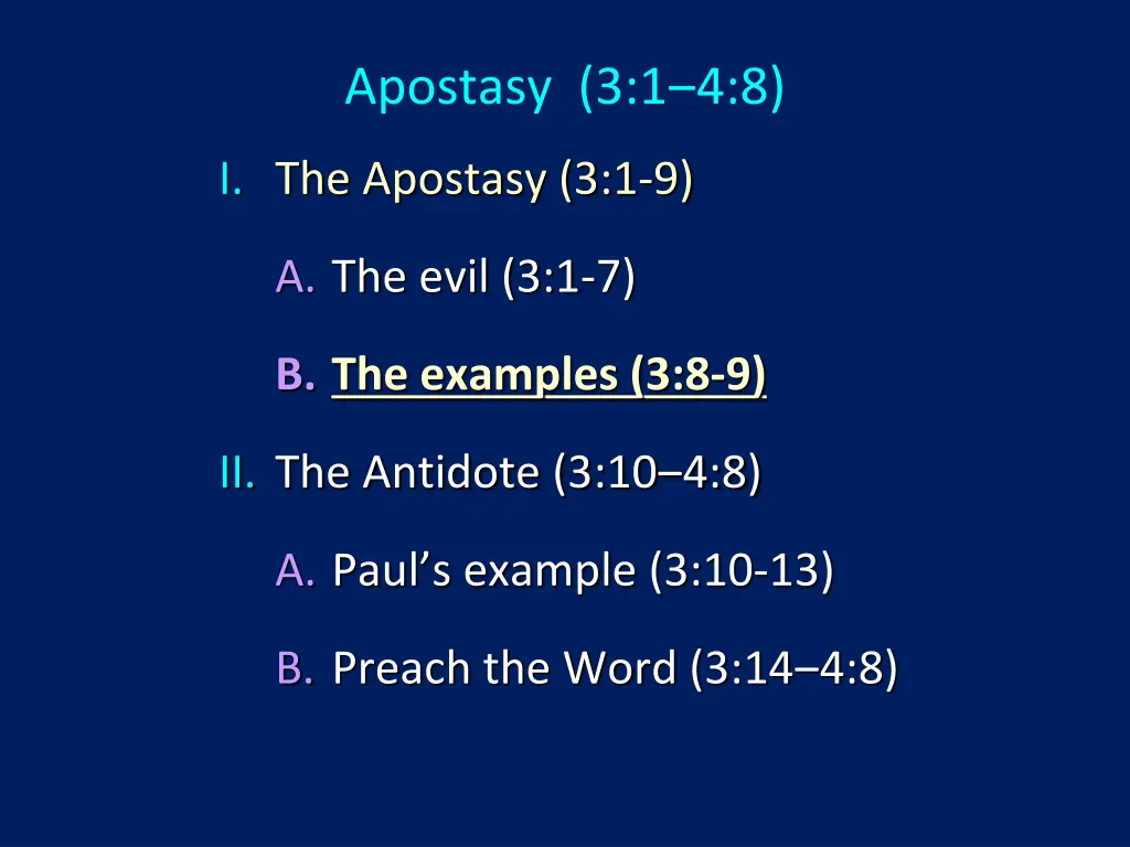 apostasy 3 1 4 8 3