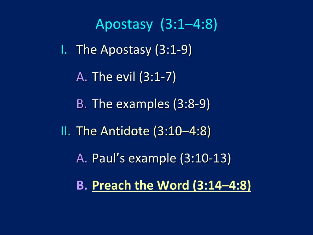 apostasy 3 1 4 8 6