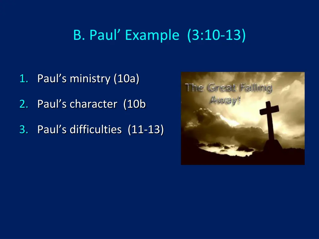 b paul example 3 10 13
