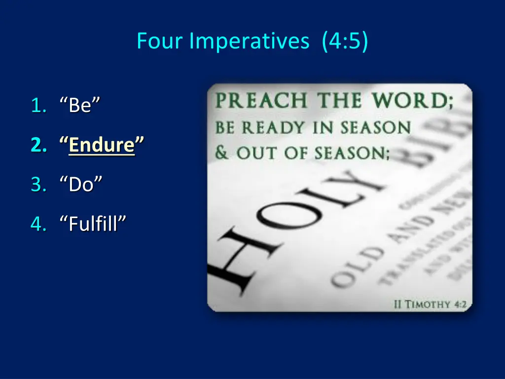 four imperatives 4 5 2