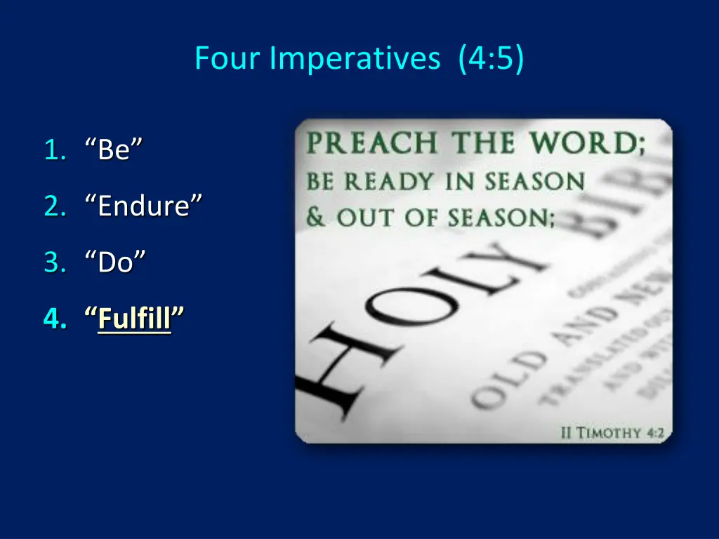 four imperatives 4 5 4