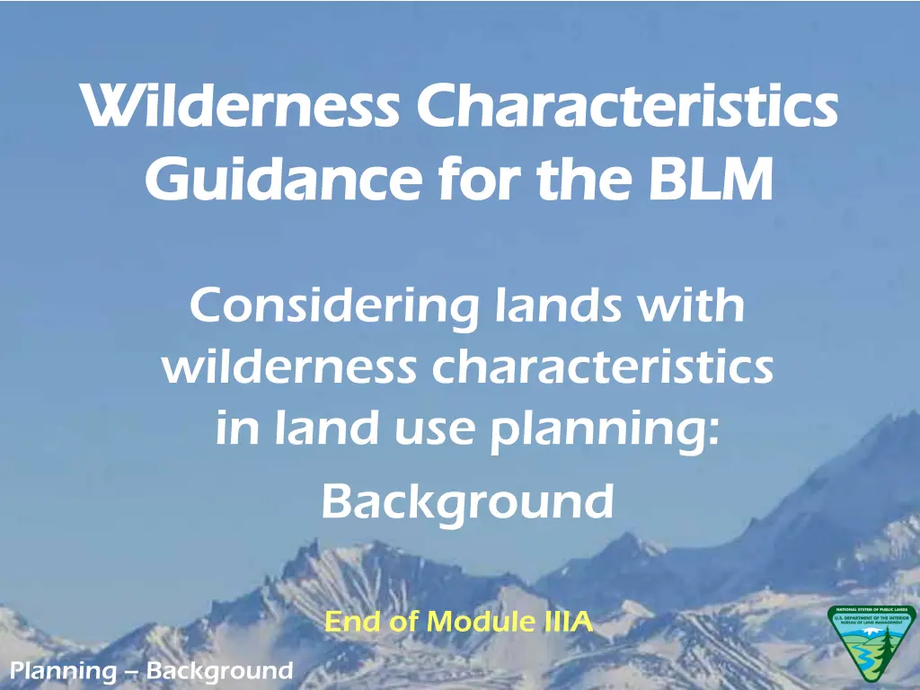 wilderness characteristics wilderness 2