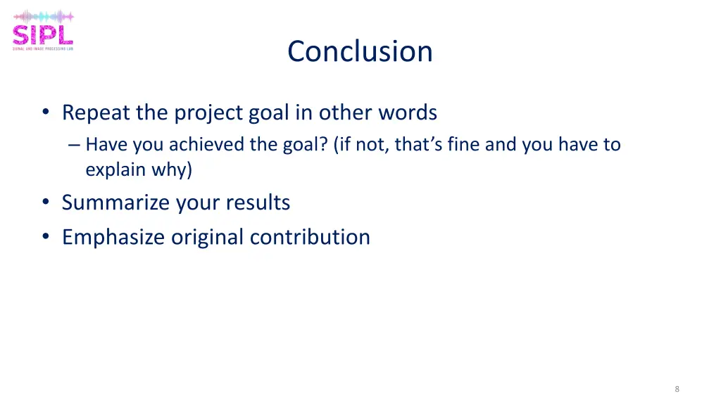 conclusion