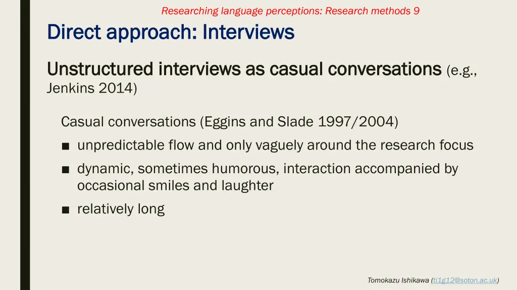 researching language perceptions research methods 8
