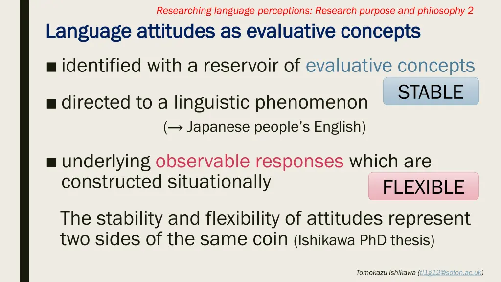 researching language perceptions research purpose 1