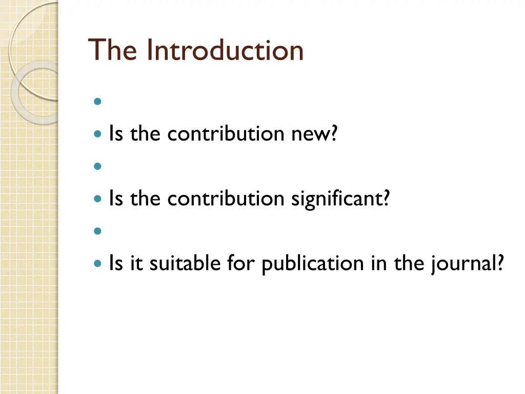 the introduction