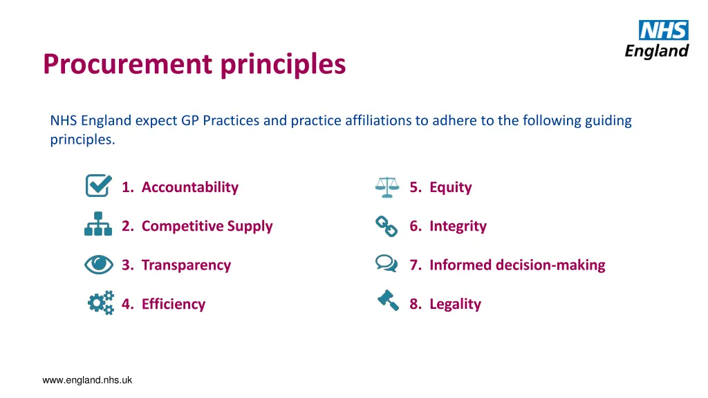 procurement principles