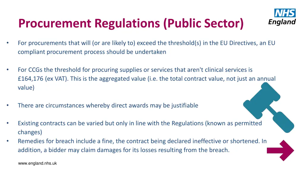 procurement regulations public sector