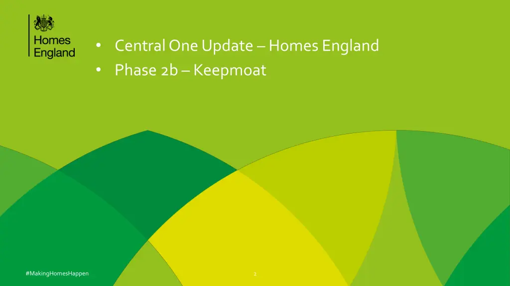central one update homes england phase 2b keepmoat