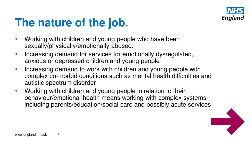 the nature of the job 1