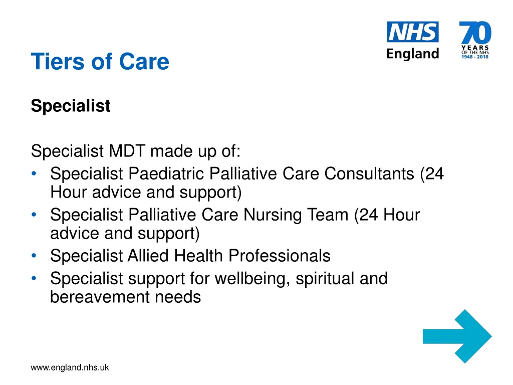 tiers of care 2