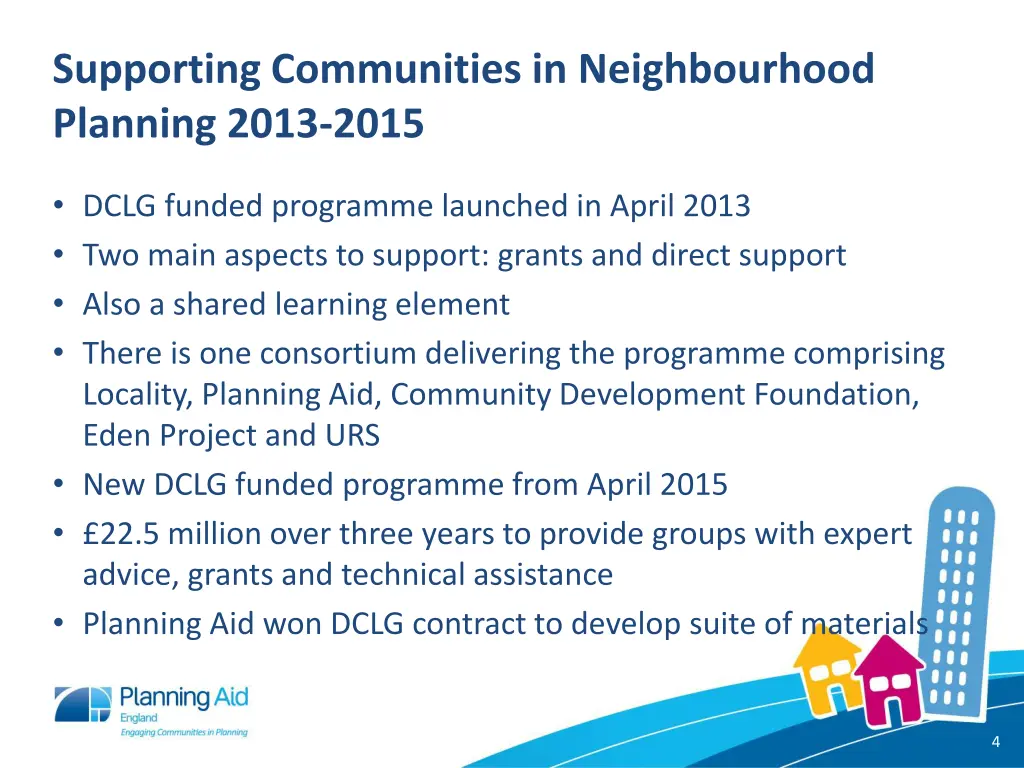supporting communities in neighbourhood planning