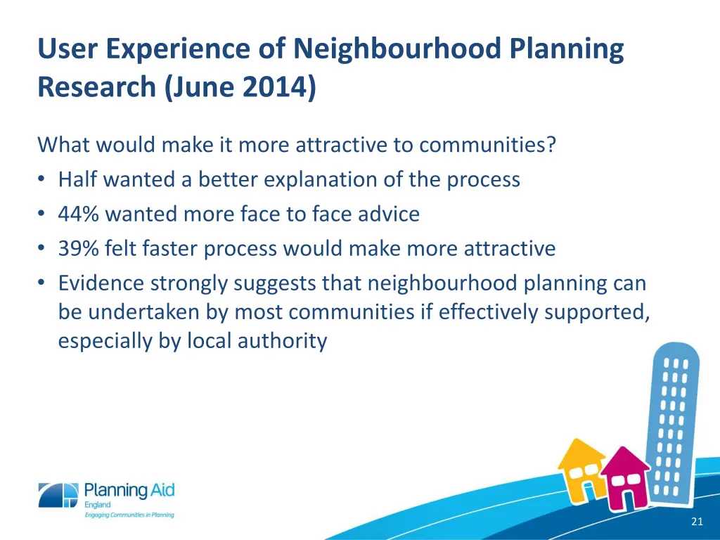 user experience of neighbourhood planning 2
