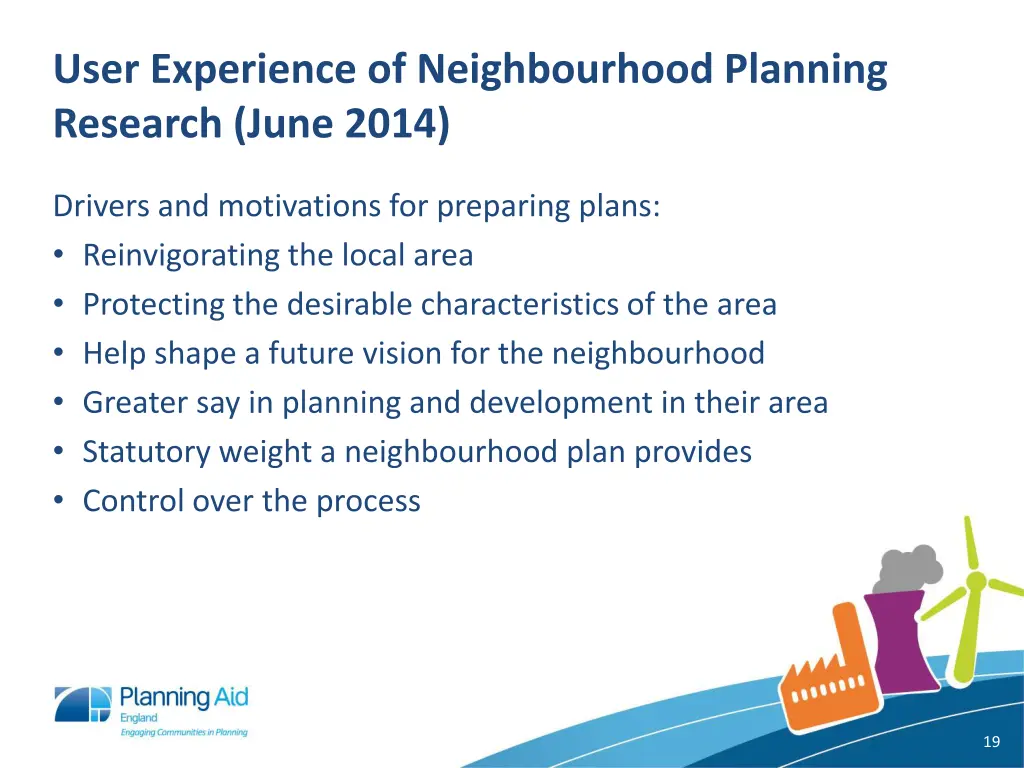 user experience of neighbourhood planning