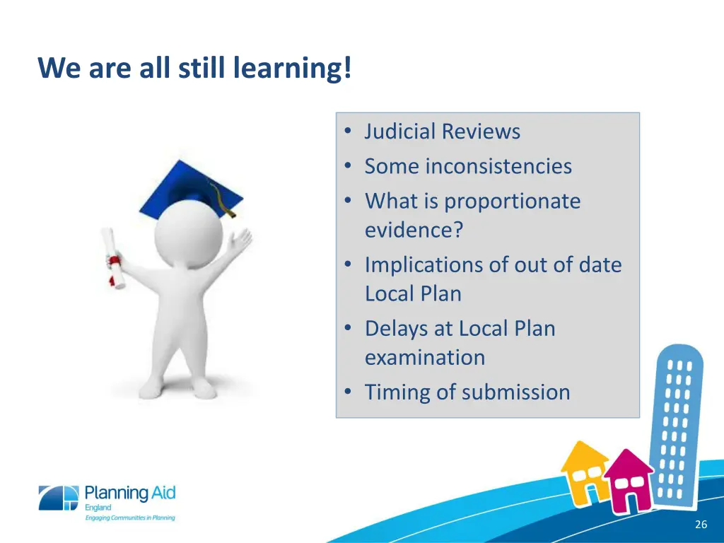 we are all still learning