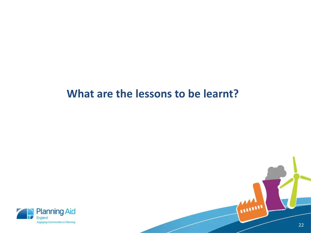 what are the lessons to be learnt