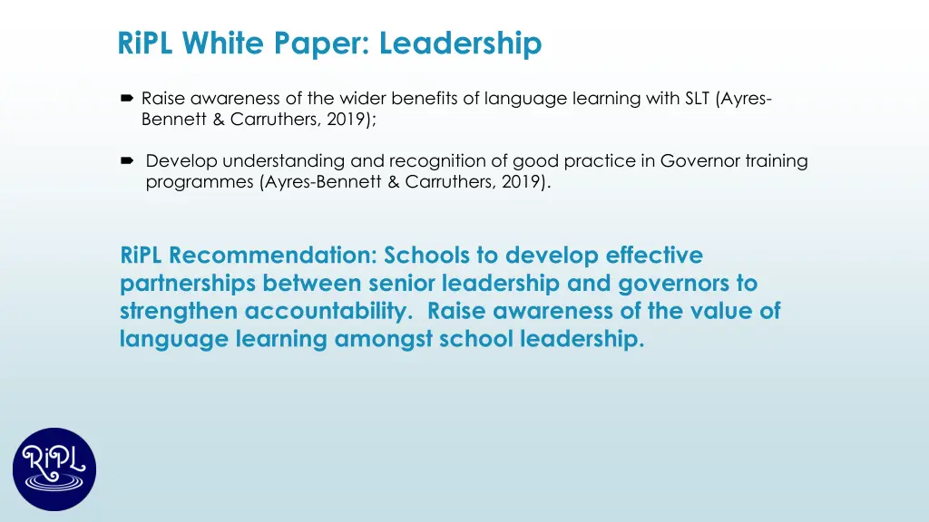 ripl white paper leadership