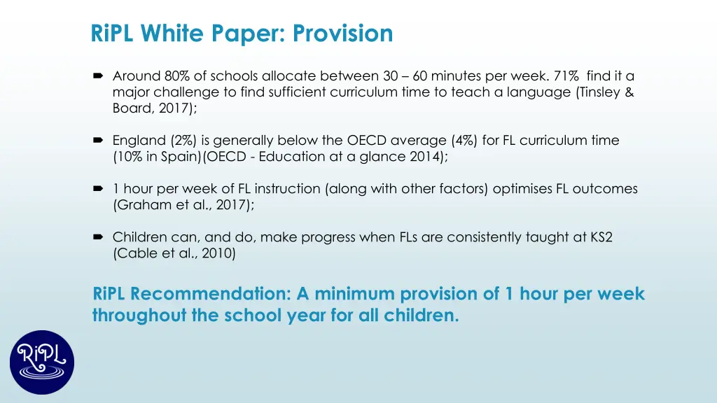 ripl white paper provision