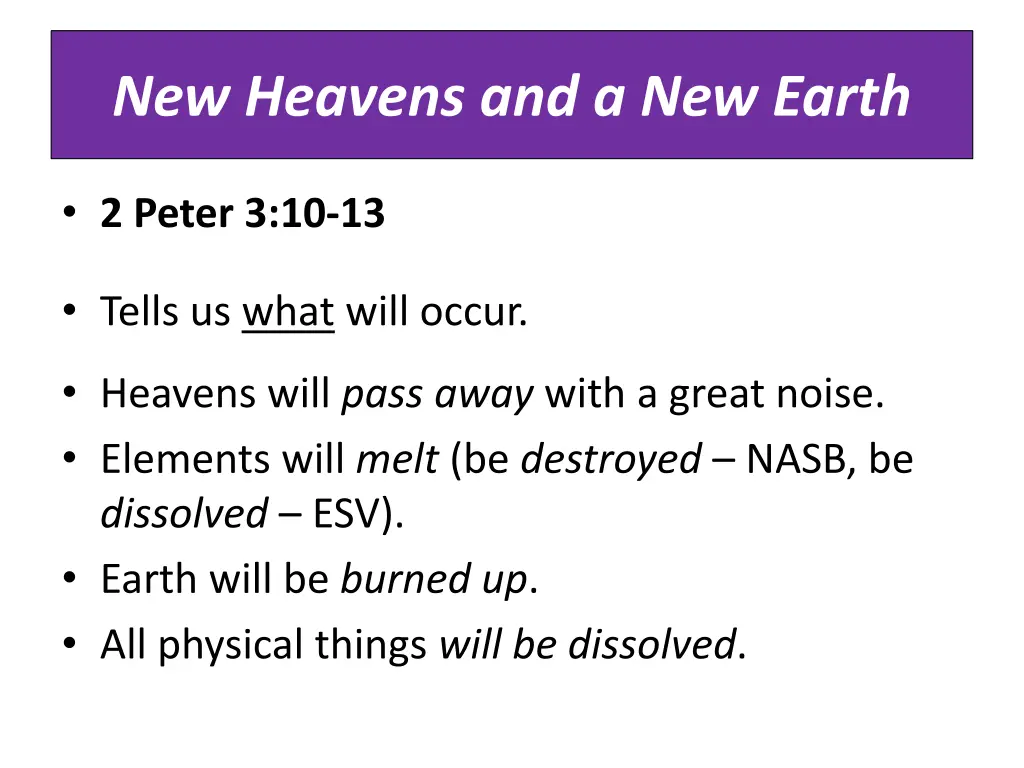 new heavens and a new earth 3