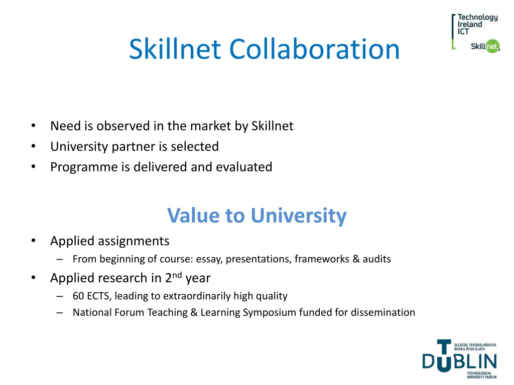 skillnet collaboration