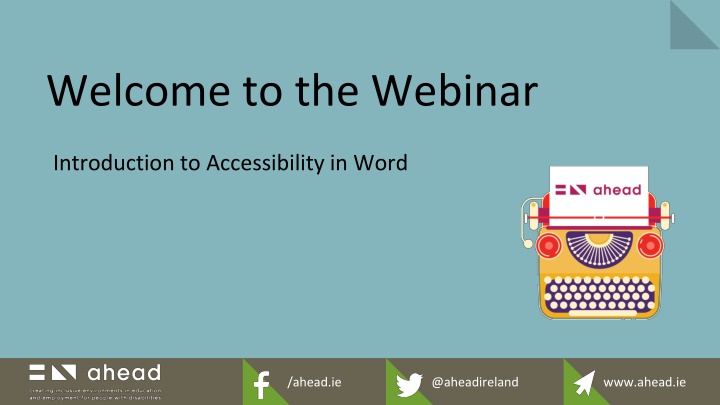 welcome to the webinar