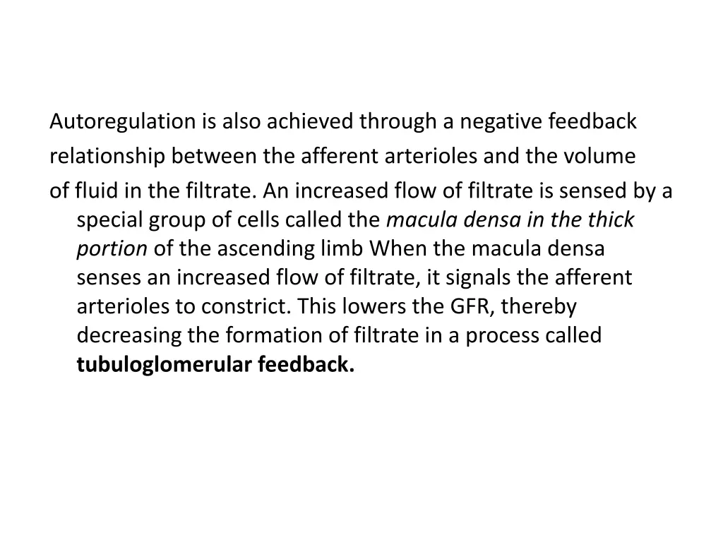 autoregulation is also achieved through