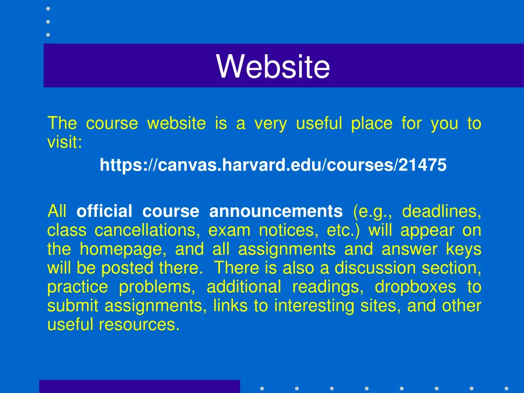 website