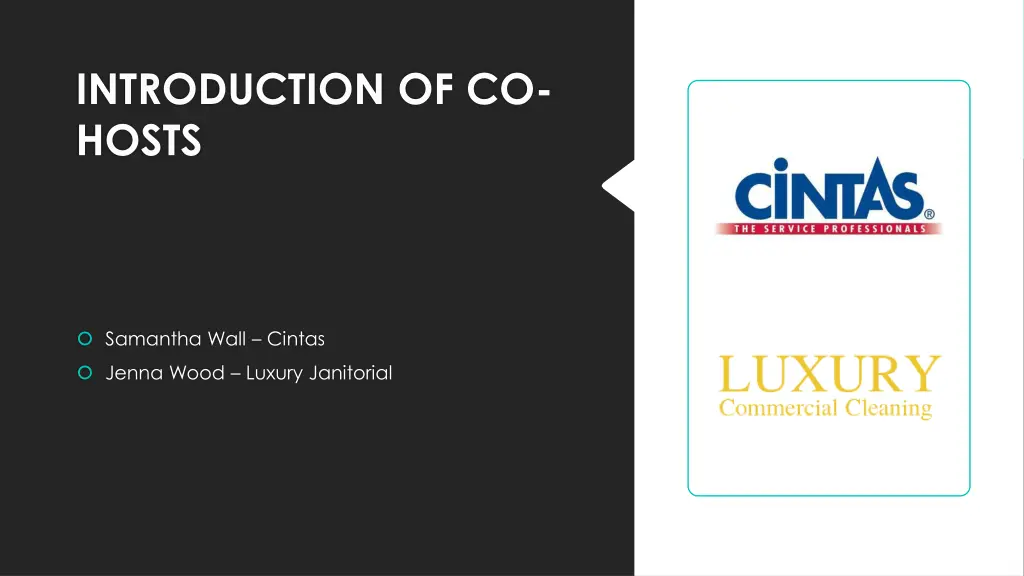 introduction of co hosts