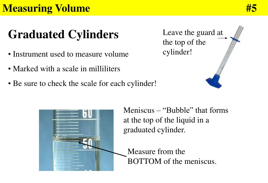 measuring volume