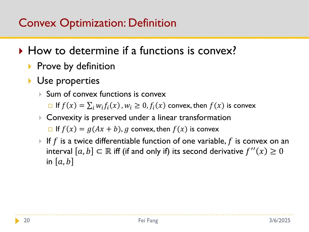 convex optimization definition 4