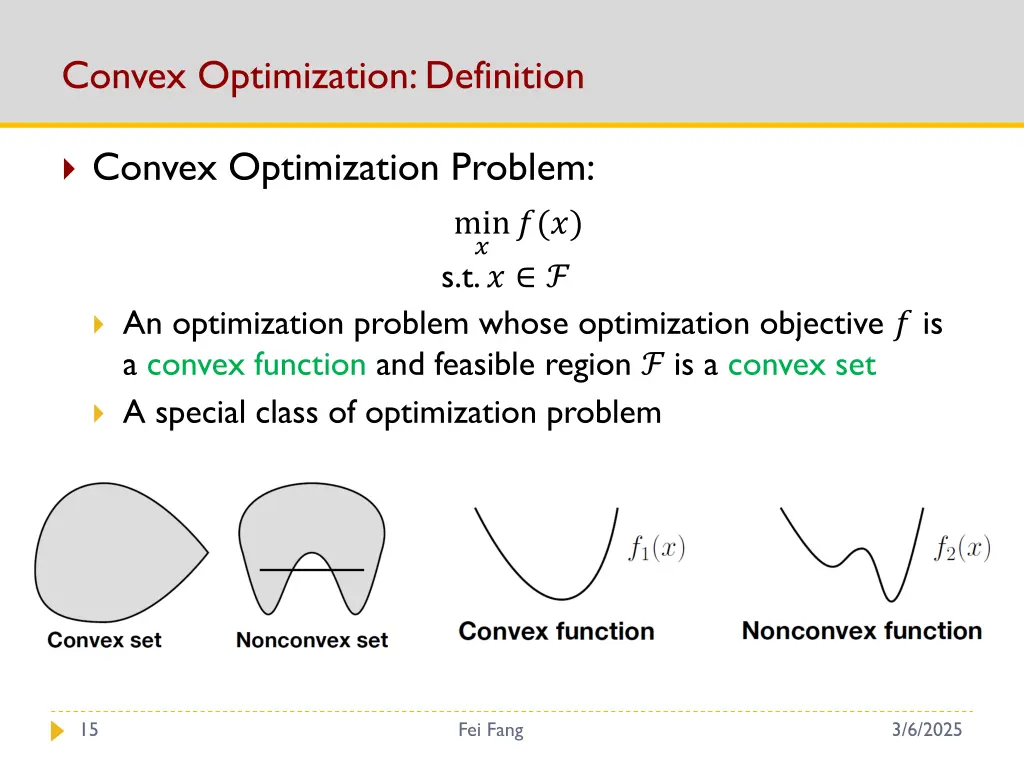 convex optimization definition