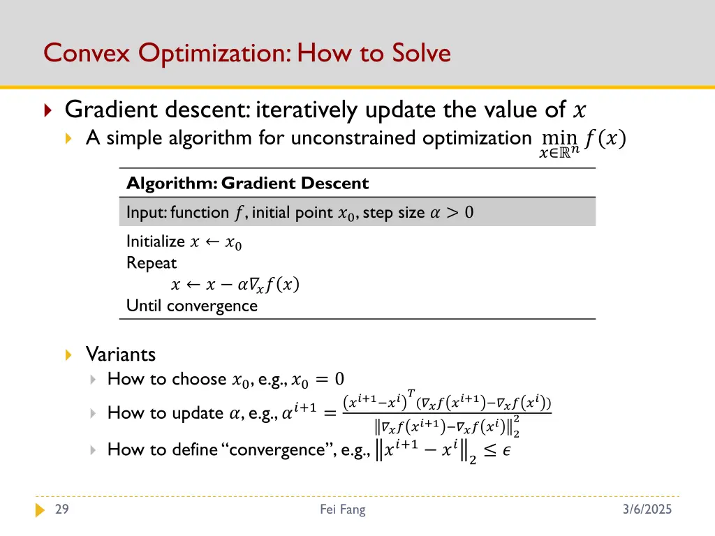 convex optimization how to solve 2