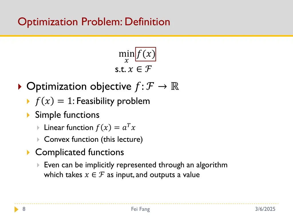 optimization problem definition 3