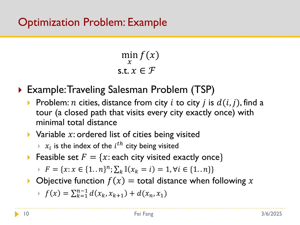 optimization problem example
