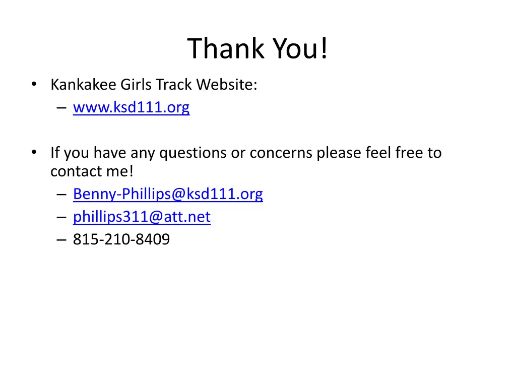 thank you