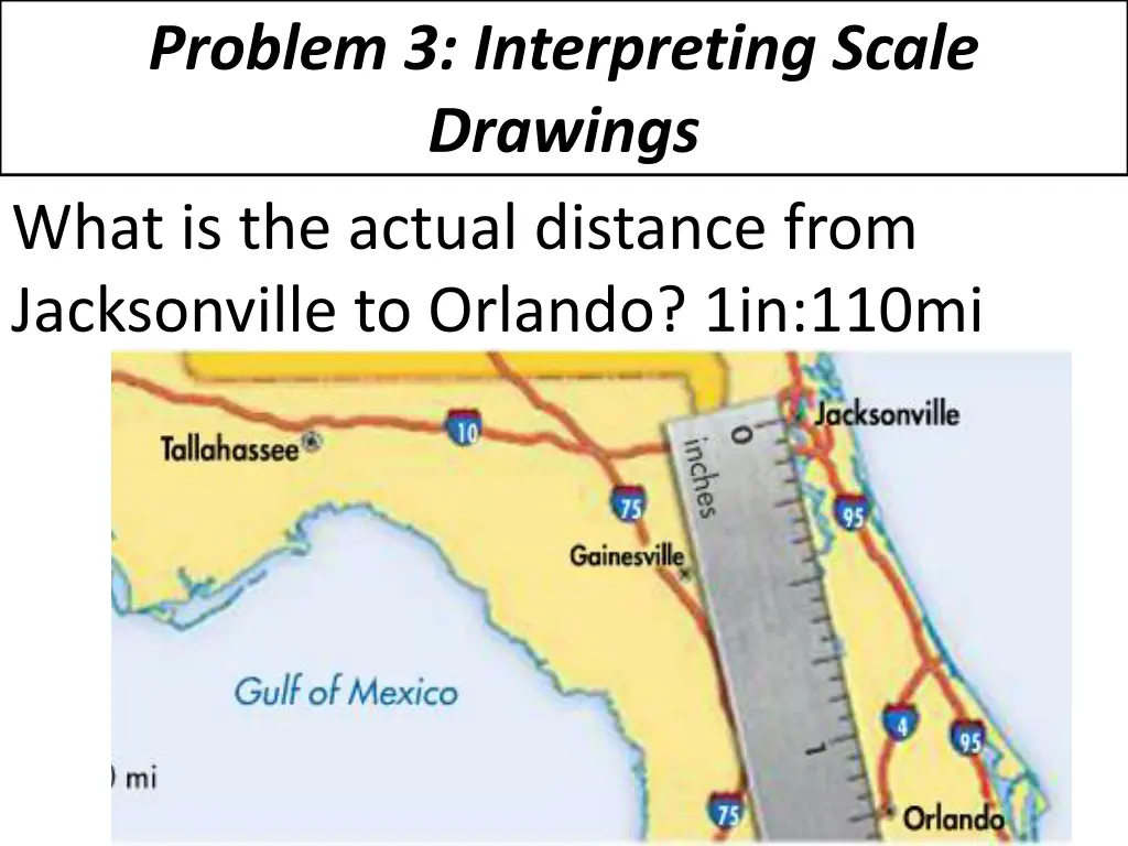 problem 3 interpreting scale drawings what