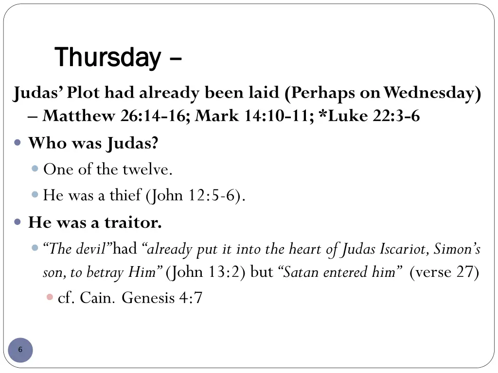 thursday thursday